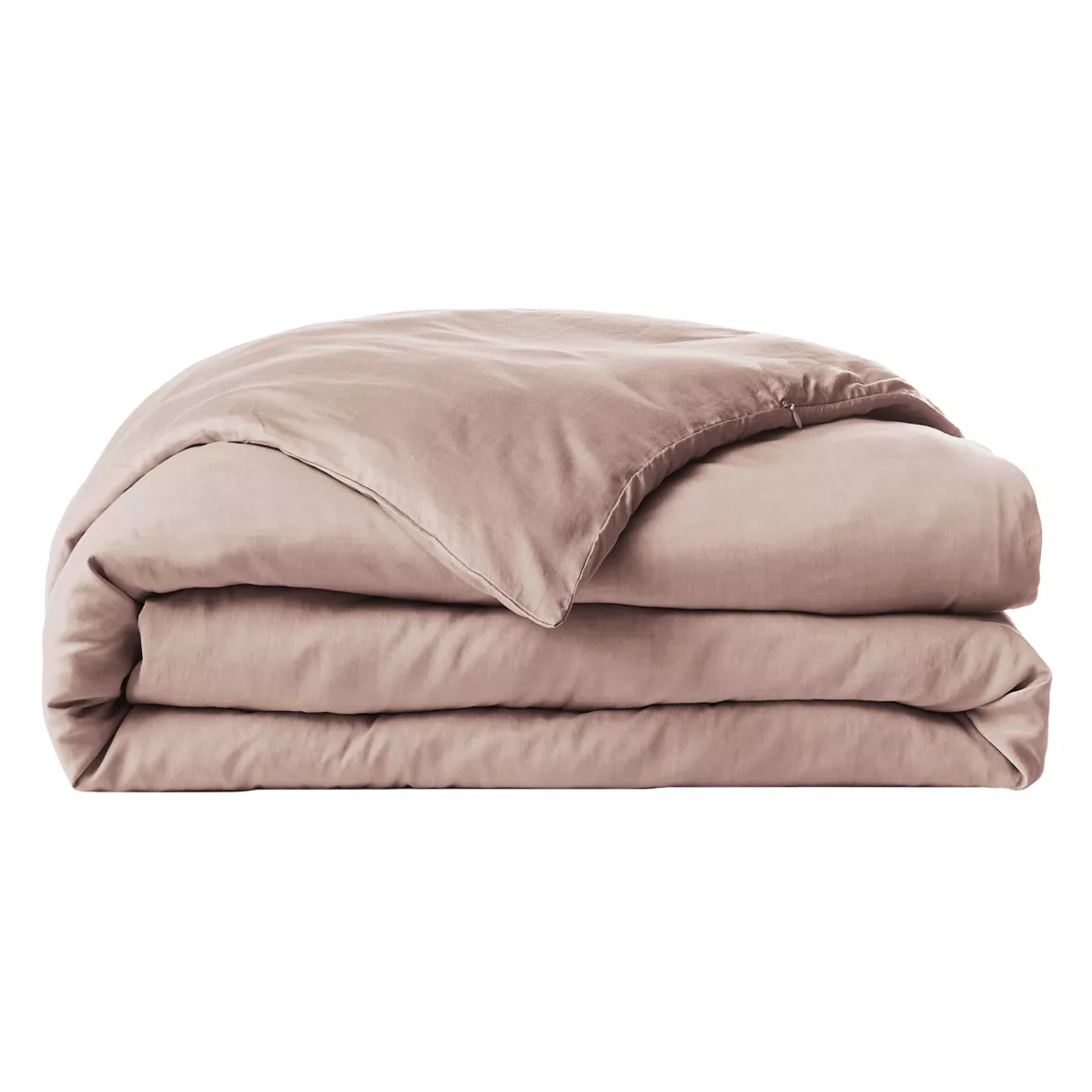 Housse de couette lyocell Tencel™ lavé (140 x 200 cm) Olivia Rose blush
