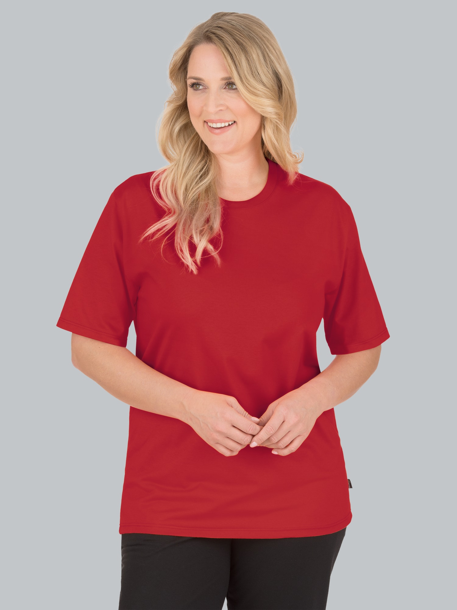 T-Shirt DELUXE Baumwolle Kirsch