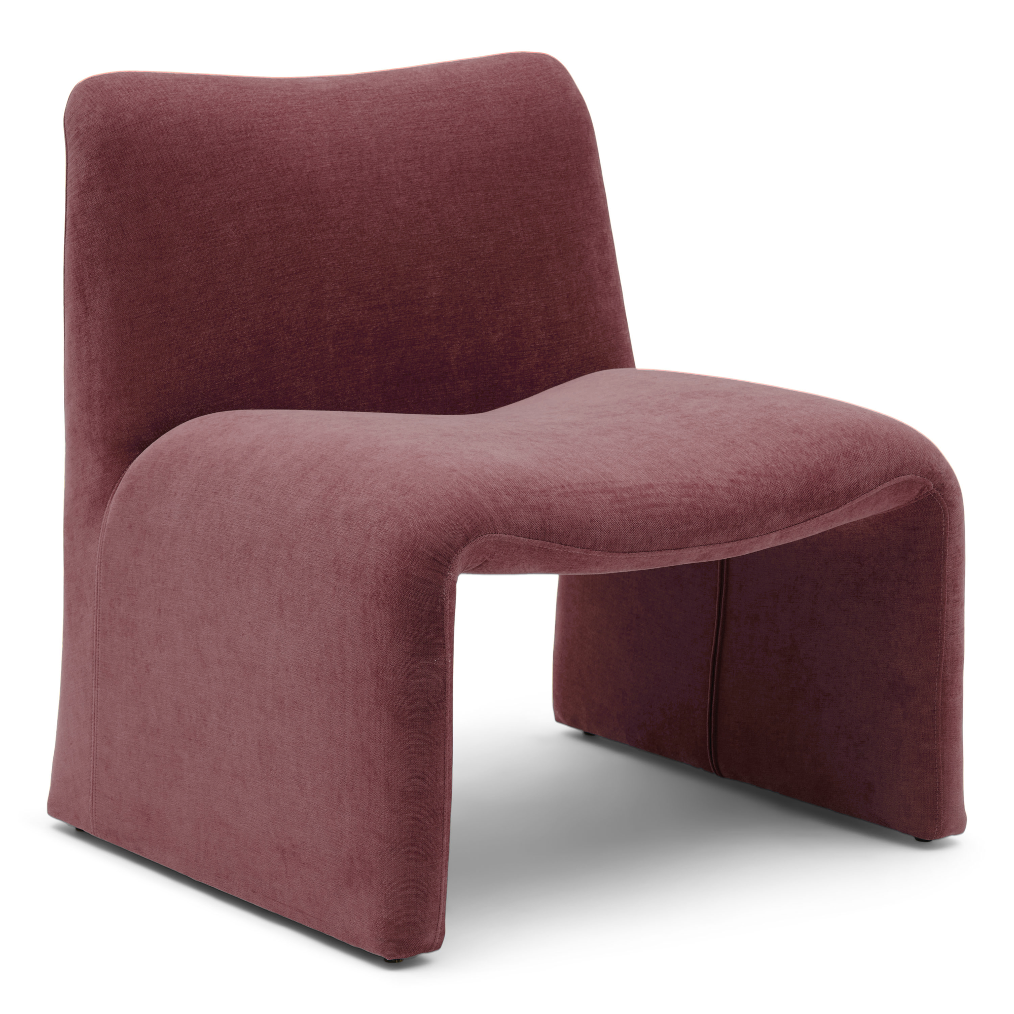 Fauteuil Lowel  bordeaux