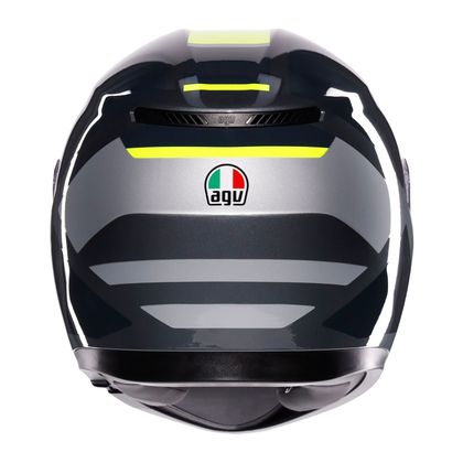 Casque AGV K3 - SHADE - Gris / Jaune