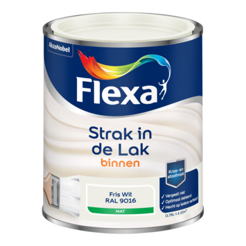 Flexa Strak in de Lak binnenlak mat RAL 9016 fris wit 750 ml
