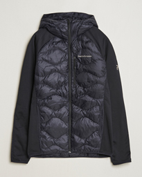 Peak Performance Helium Down Hooded Hybrid Jacket Blue Shadow