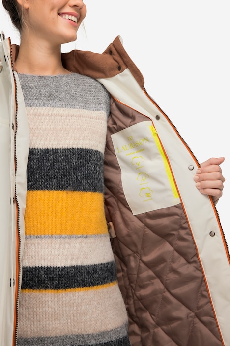 Funktions-Jacke, Kapuze, verdeckter Zipper, fällt kleiner aus