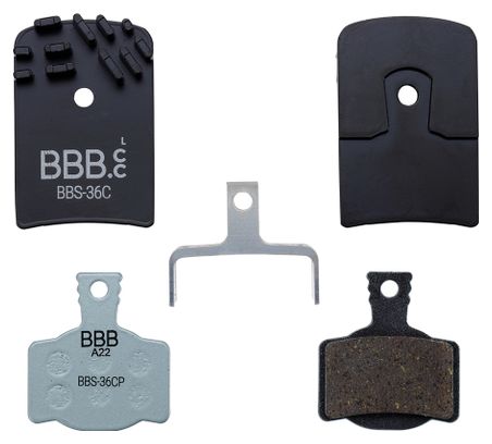 Paire de Plaquettes BBB DiscStop Coolfin Organiques pour Magura MT2/4/6/8