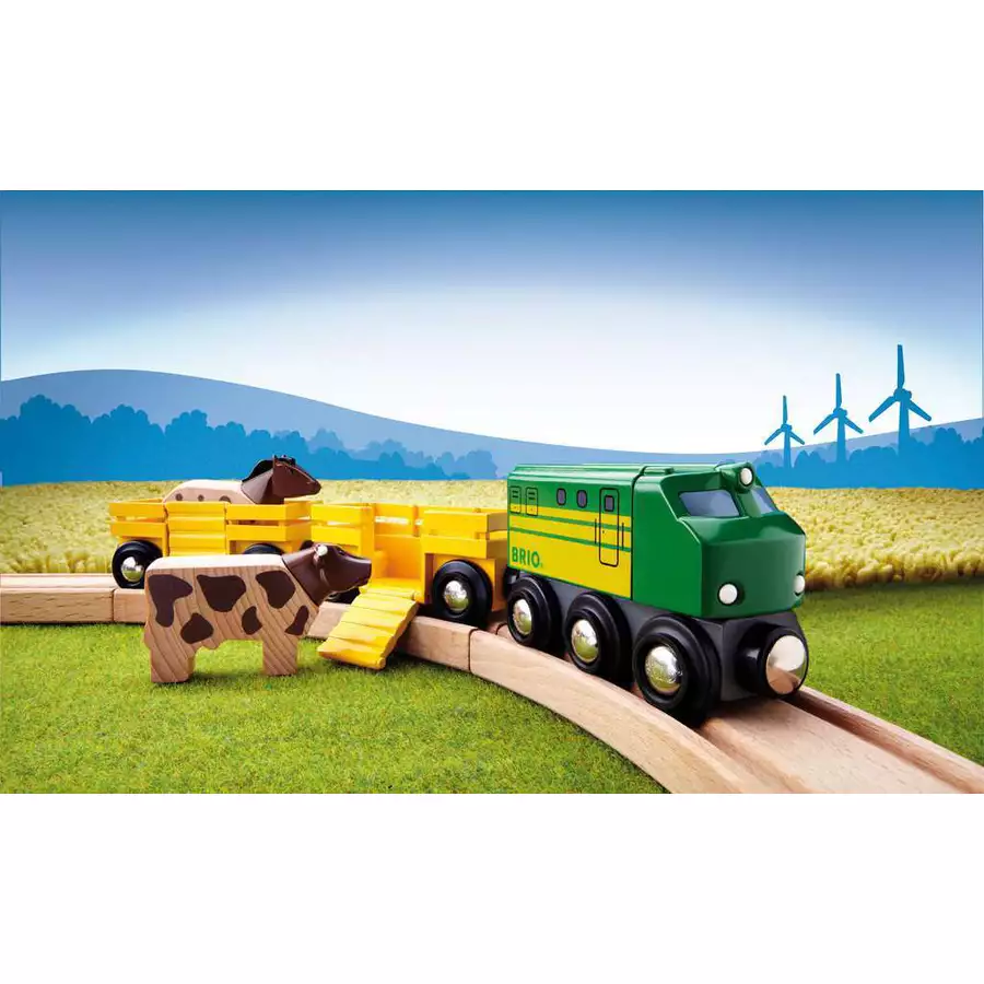 Brio Bauernhof-Zug bunt
