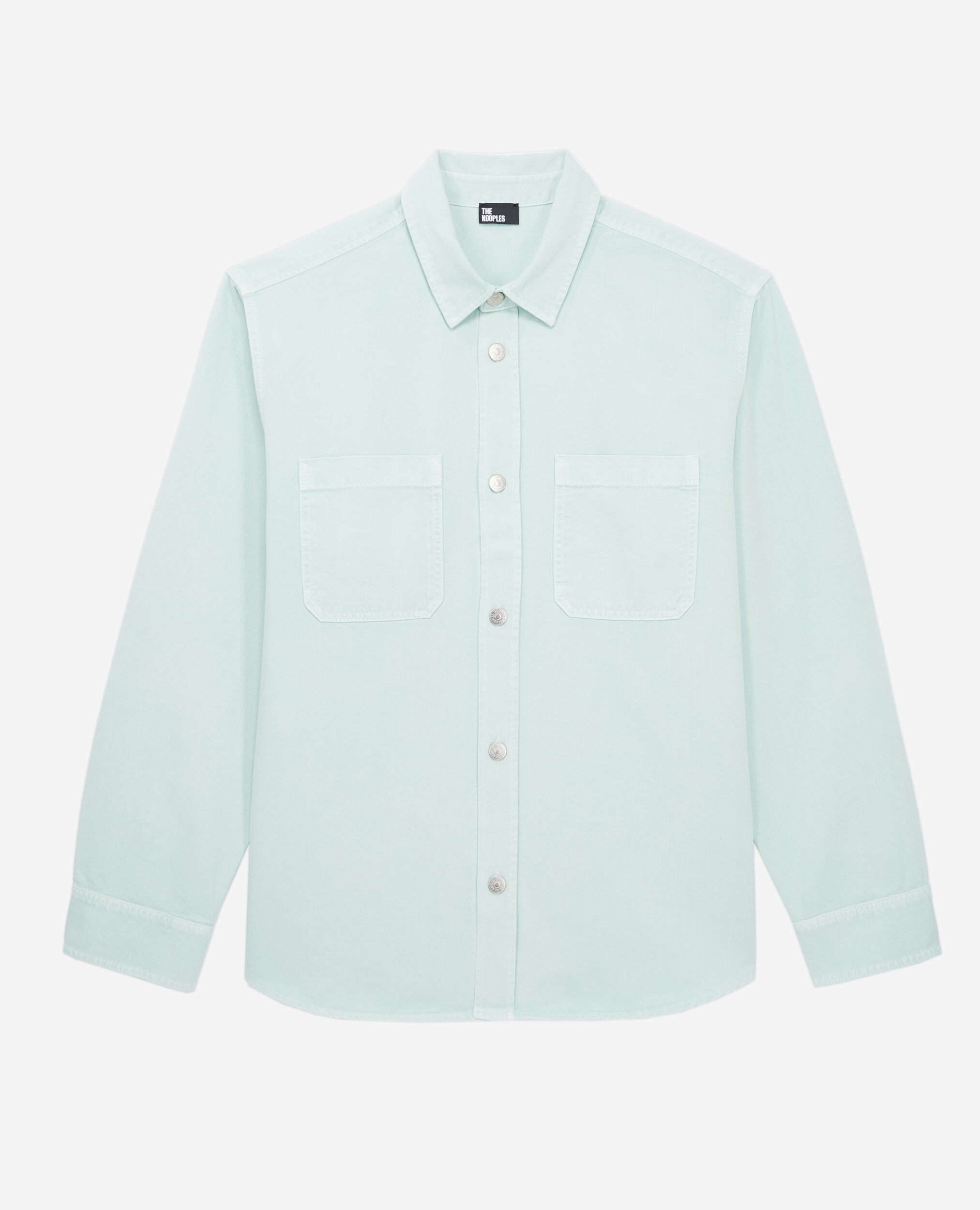 Surchemise verte en denim
