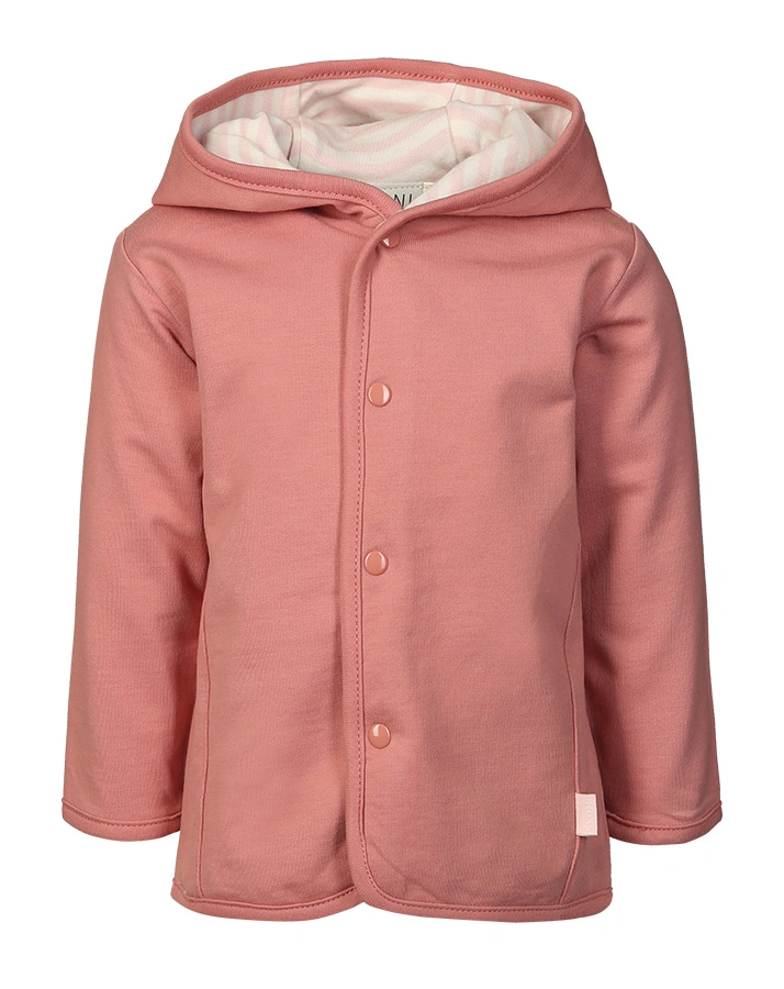 Strickjacke INFINITY zum Wenden in altrosa