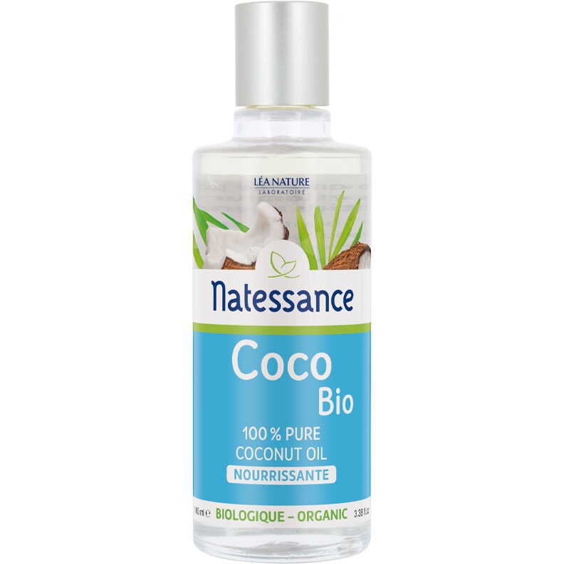 Huile de coco nourrissante bio 100% pure - Peaux très sèches -  100 ml