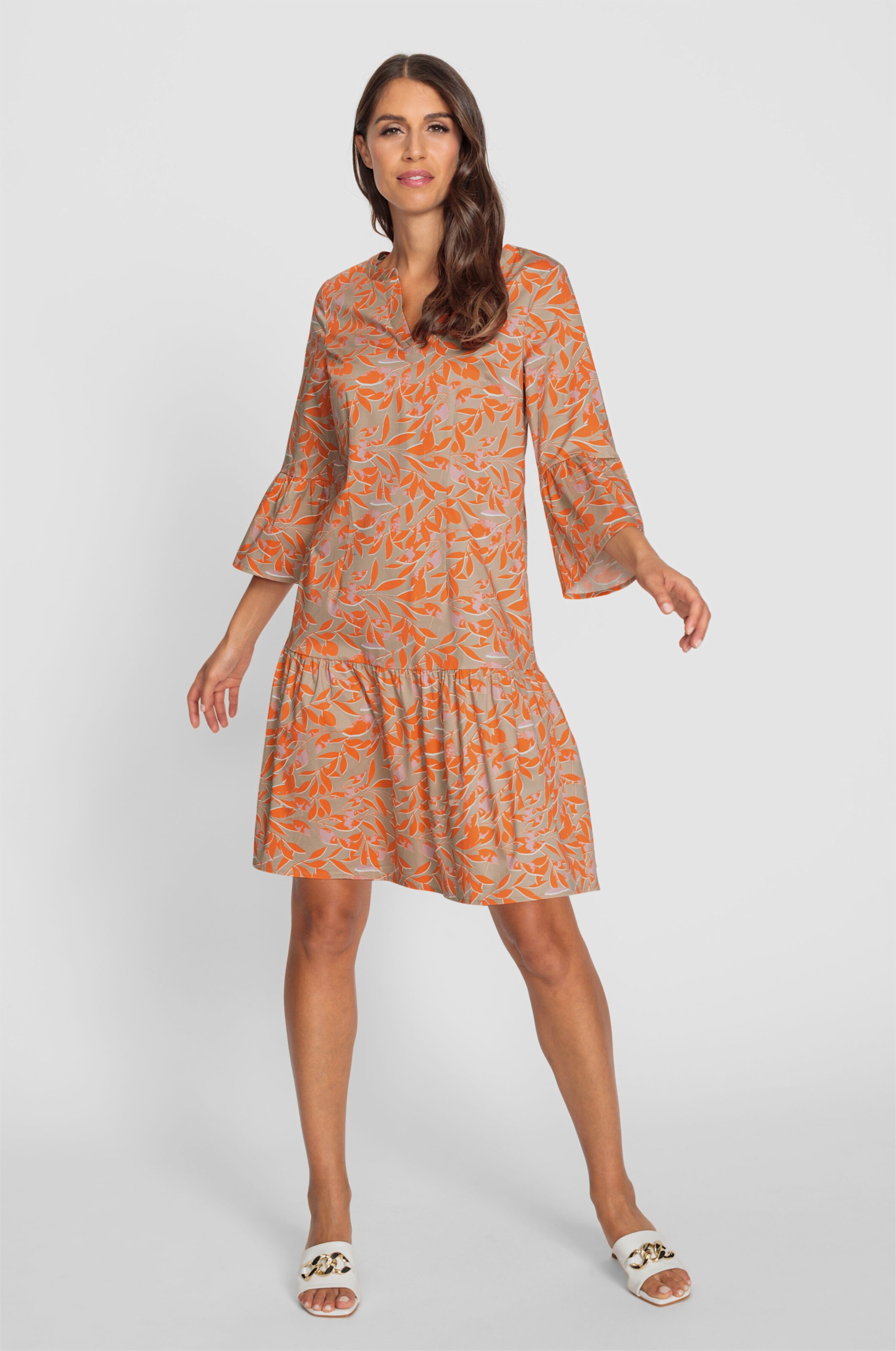 Druck-Kleid