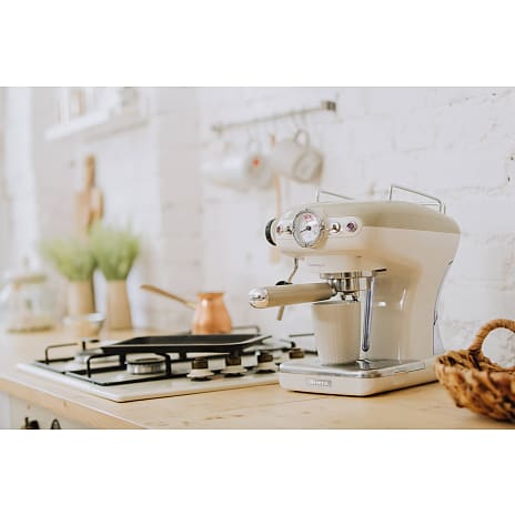 Ariete Aurora vintage espressomaskine - beige
