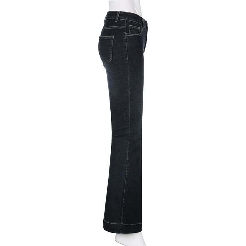 Honet - Lage taille bootcut jeans
