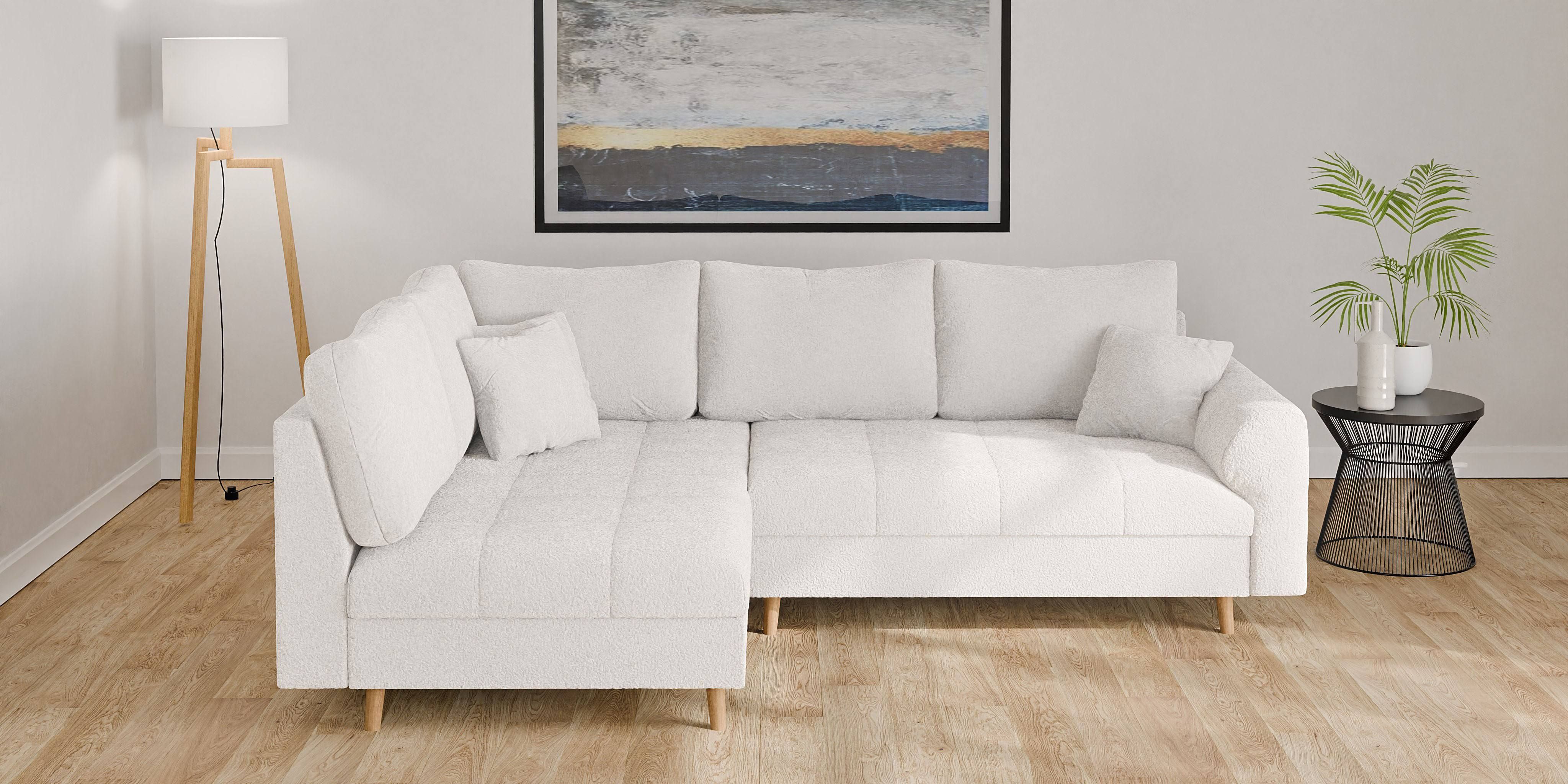Ecksofa HOME AFFAIRE CHARRE L-Form mit Ottomane Maße B/T/H 231/161/81