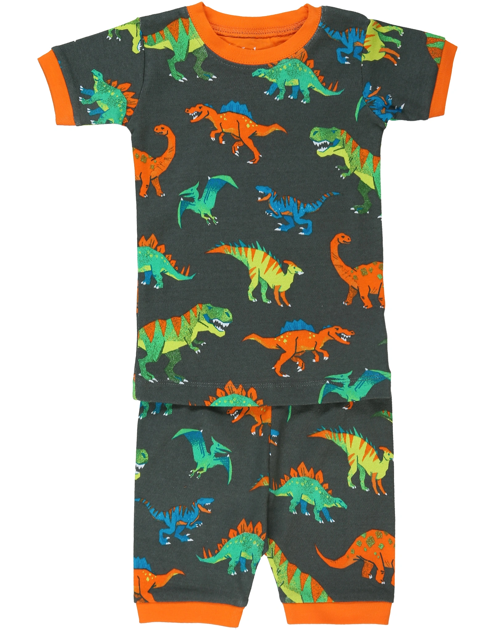 Schlafanzug BLOCK DINOS kurz in blue