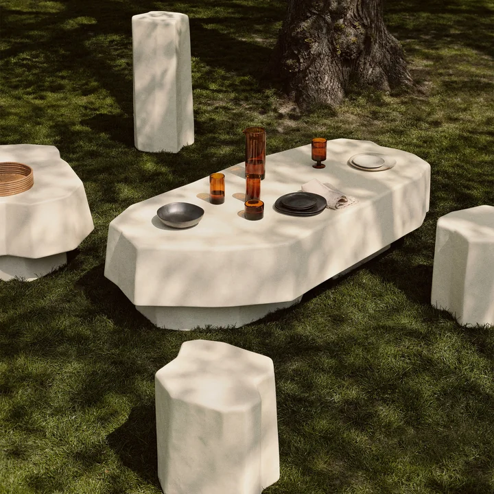 Ferm Living - Staffa Podest, off-white