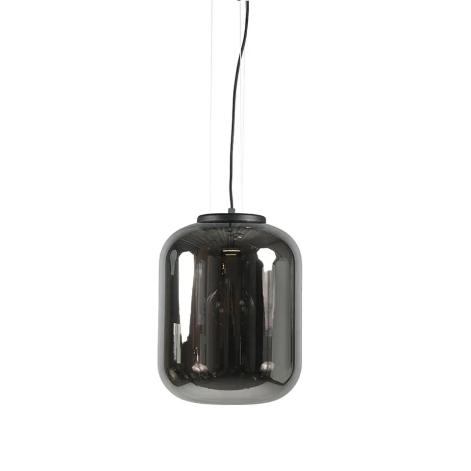 Qazqa hanglampen bliss zwart e27