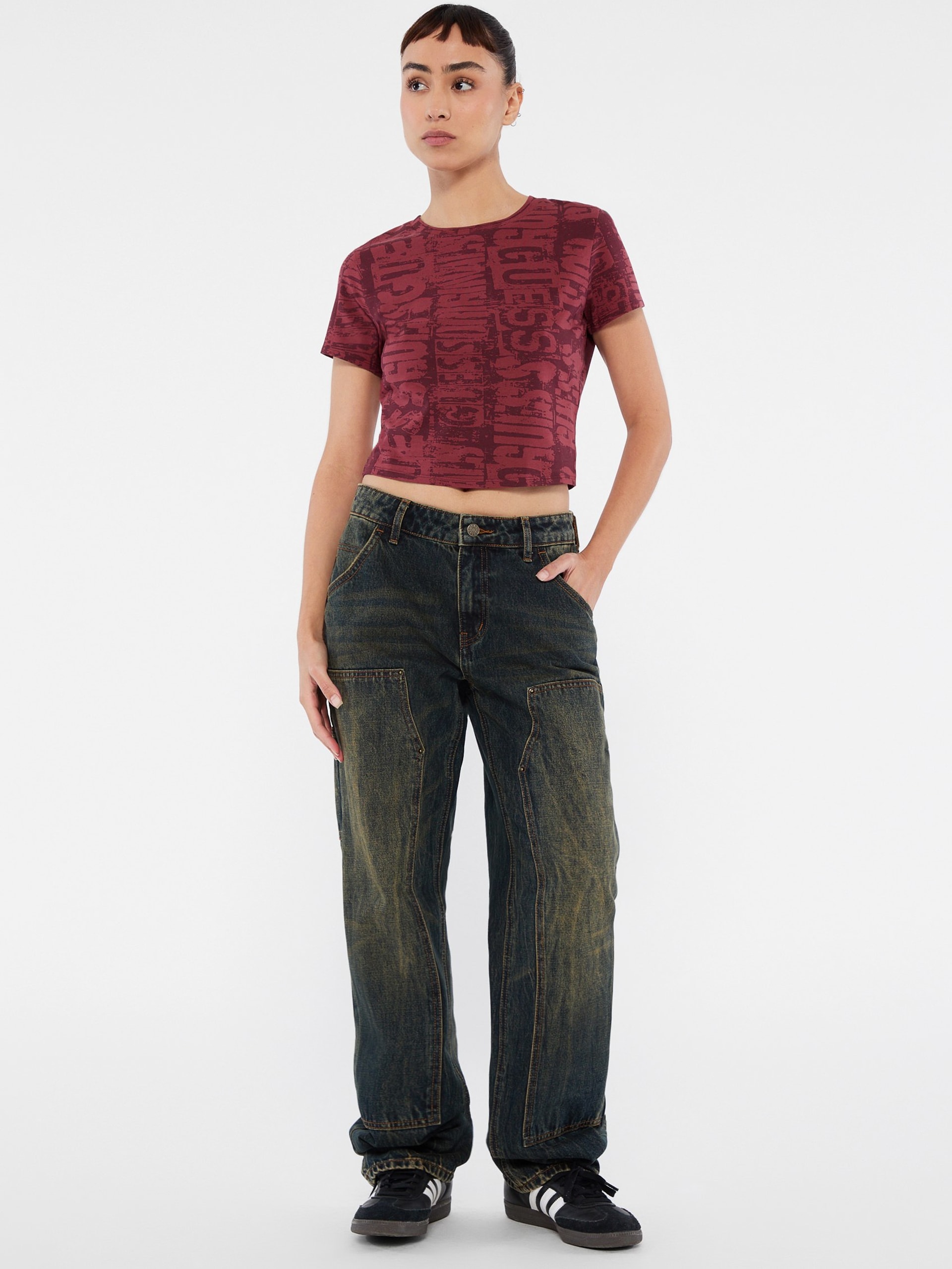 Calça jeans GUESS Originals Zip Carpenter