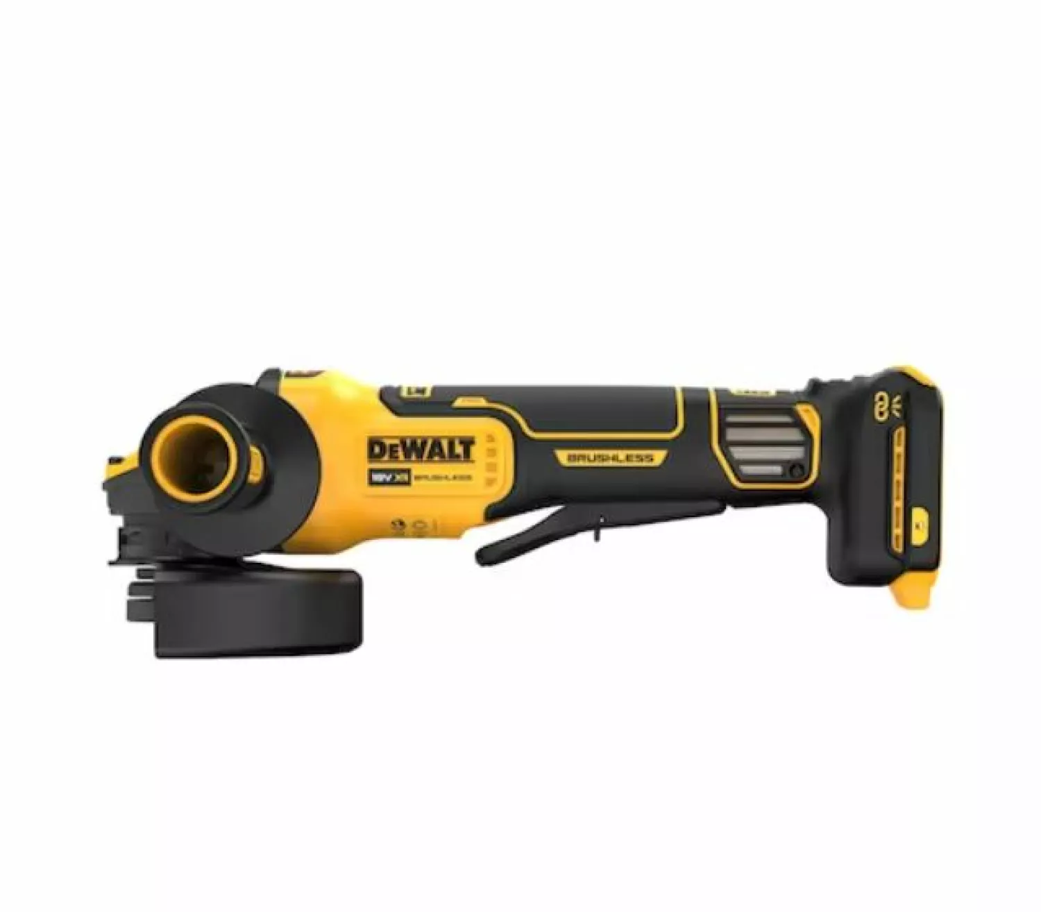 DeWALT DCG416VSN 18V Li-Ion Accu haakse slijper body - 125mm - koolborstelloos