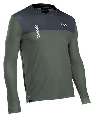 Maillot Manches Longues Northwave XTRAIL 2 Vert/Noir