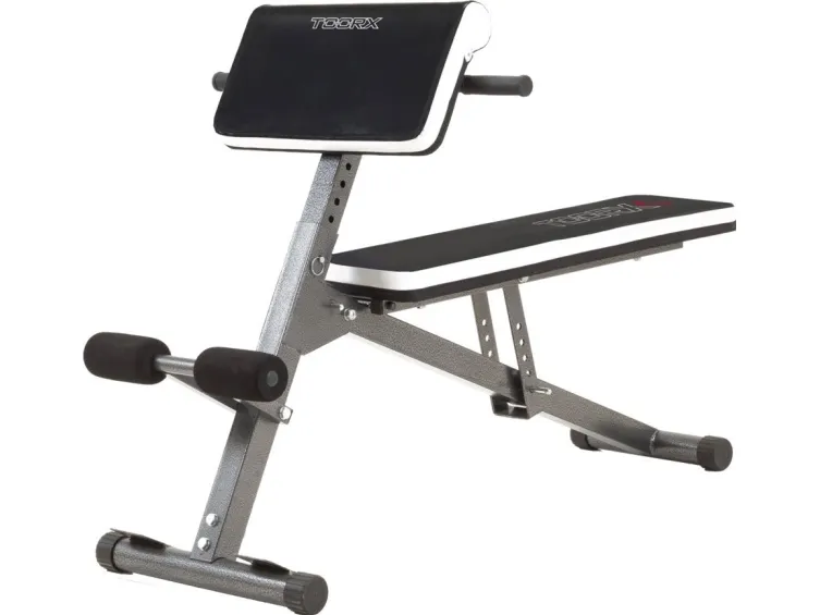 Toorx WBX-40, Justerbar vægttræningsbænk, Motionscenter, Hjem, Stål, Sort, 715 mm, 1390 mm