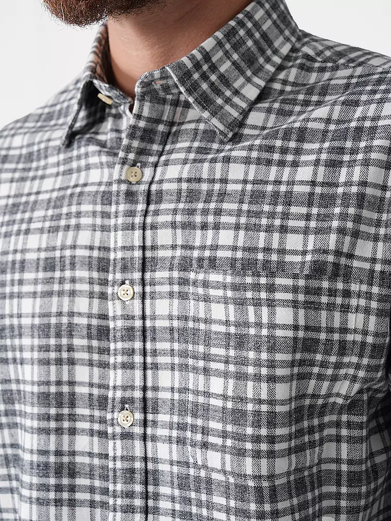 NN.07 Hemd Regular Fit grau