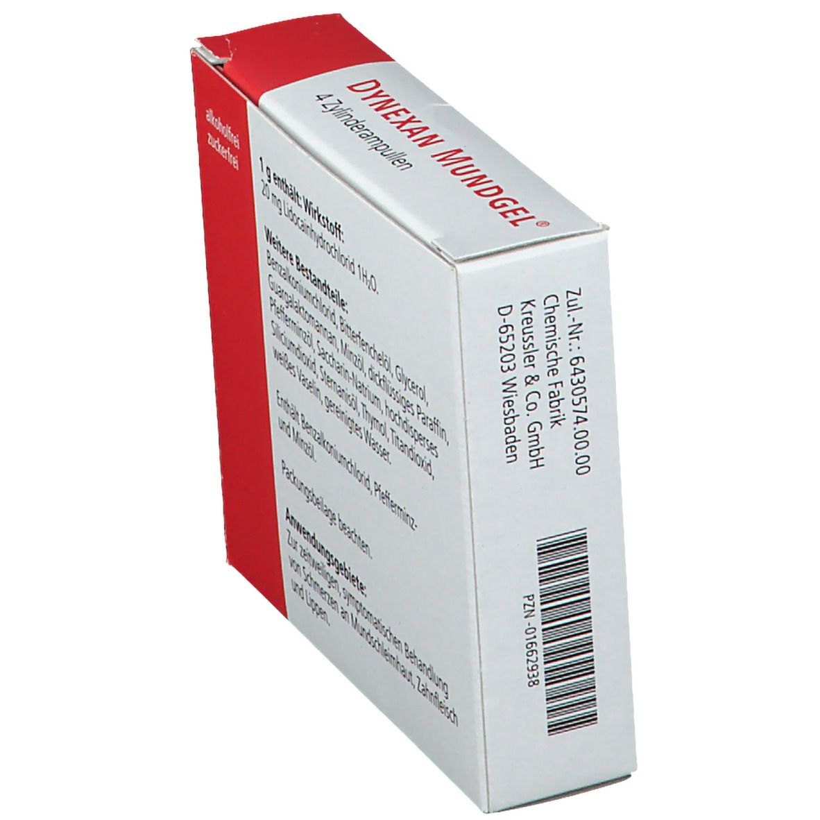 DYNEXAN® Mundgel Zylinderampullen
