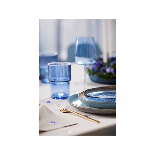 Bitz Kusintha 4-pak Cafeglas, Blue, 38 cl
