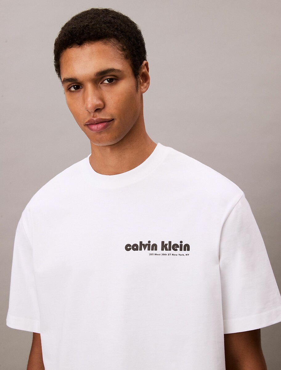 CALVIN KLEIN JEANS<br>Camiseta de manga comprida com logotipo