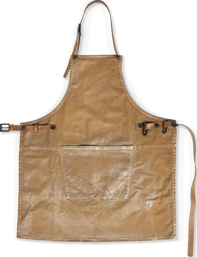 DutchDeluxes BBQ Style Apron Gold Wash Gold