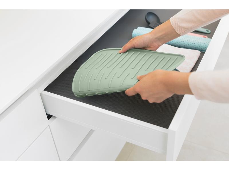 Brabantia Abtropfmatte Sink side Hellgrün Geschirr-Trockenmatte