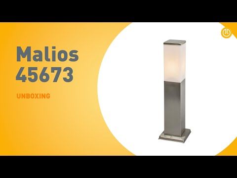 Moderne buitenlamp 45 cm staal - Malios