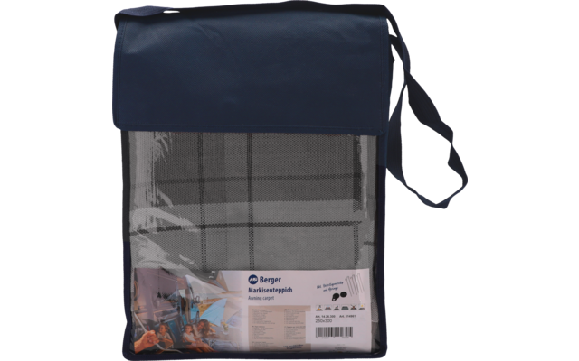 Arisol Markisen-Teppich Quadro Anthrazit