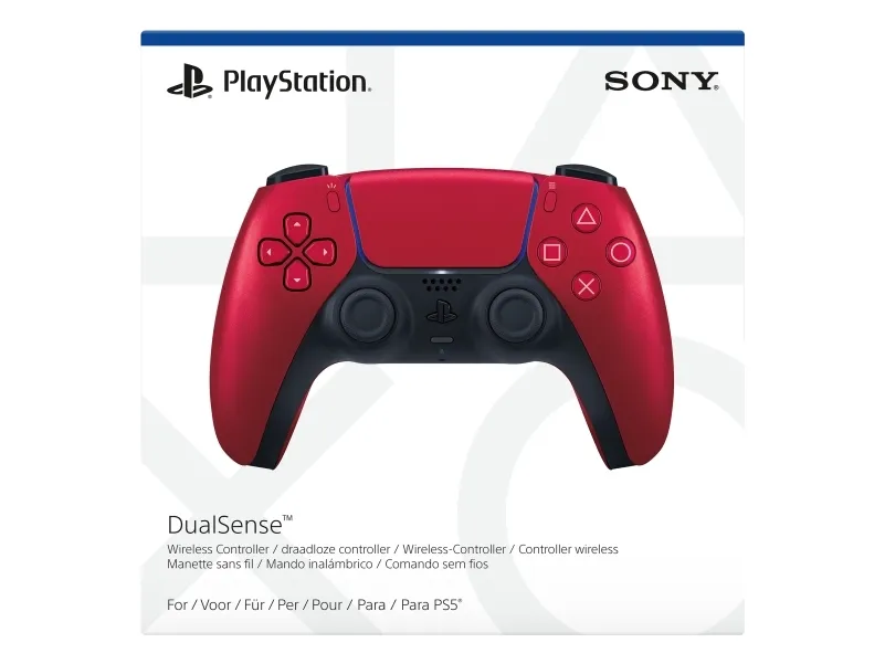 Sony | DualSense™ - Gamepad - trådløs - Bluetooth - for Sony PlayStation® 5 | Cosmic Red