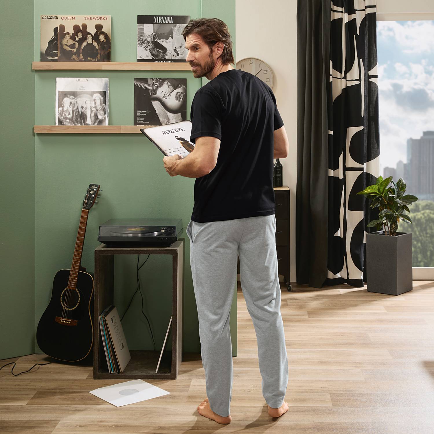 Erwin Müller Sweat Herren-Freizeithose, lang