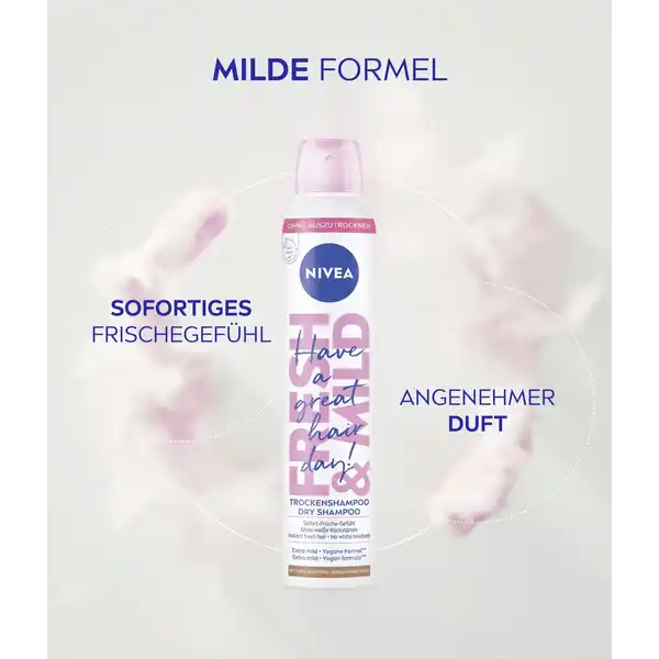 Fresh & Mild Trockenshampoo mittlere Haartöne