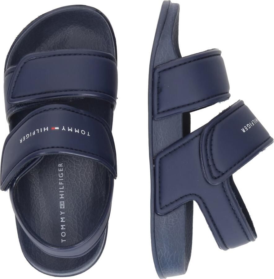 TOMMY HILFIGER Open schoenen navy cranberry wit