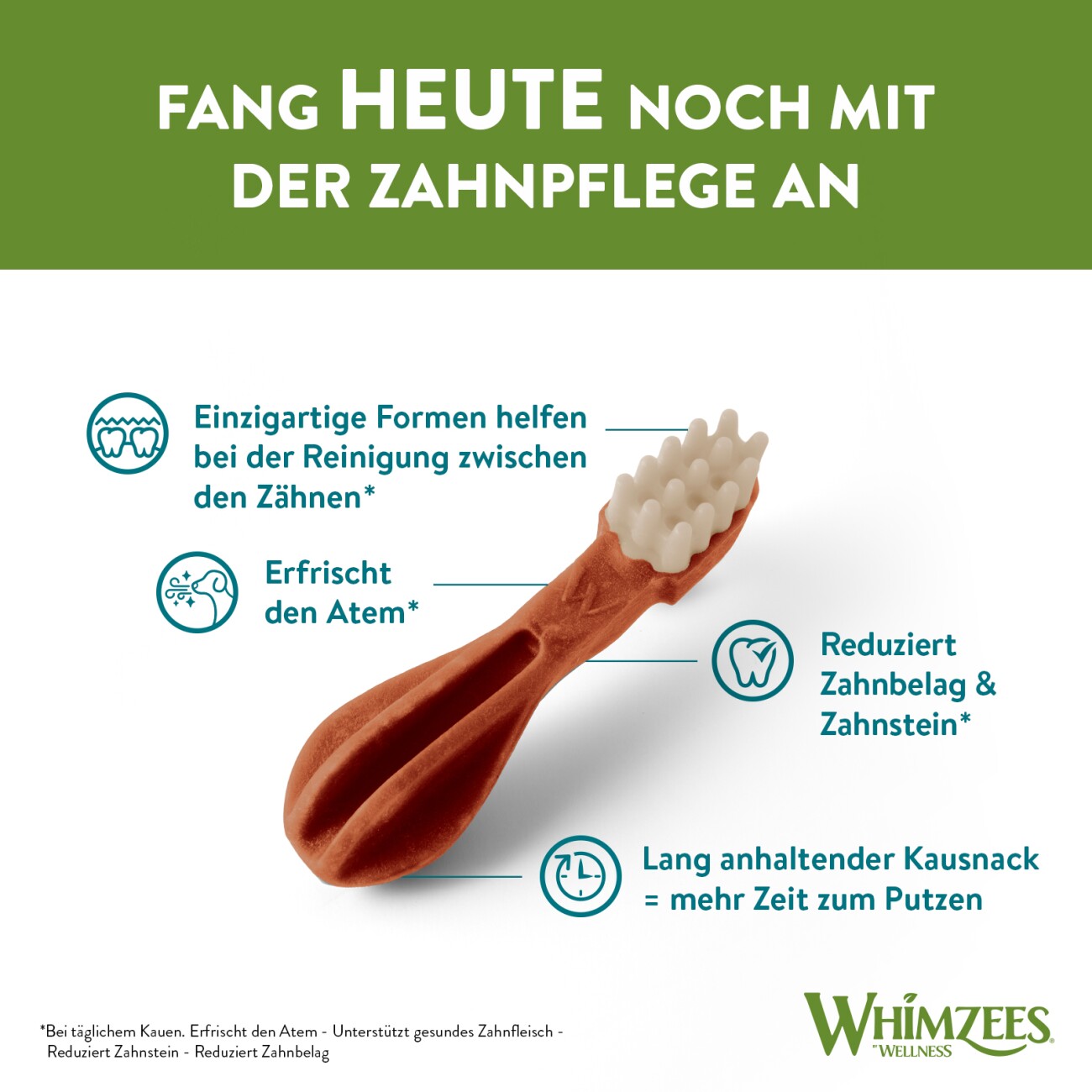 WHIMZEES Zahnpflegesnacks Zahnbürste XS