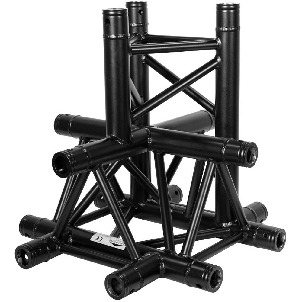 Duratruss DT 33/2-C53-XU X-stuk + omhoog - mat zwart