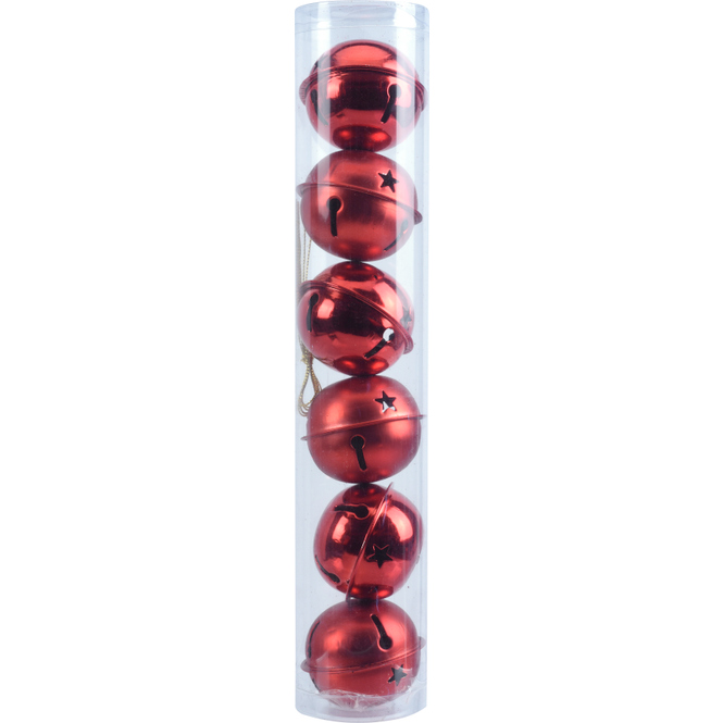 Streudeko - Glöckchen - Ø = 4 cm - 6 Stück - 1 Set
