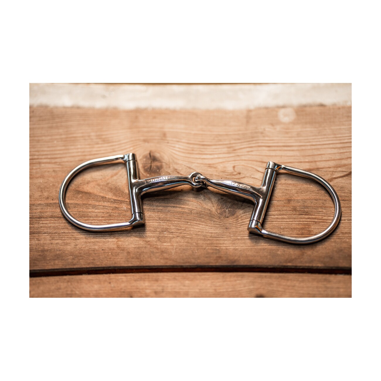 Equinate D-Ring Trense Edelstahl 16mm einfach gebrochen 1,6 cm 13,5 cm