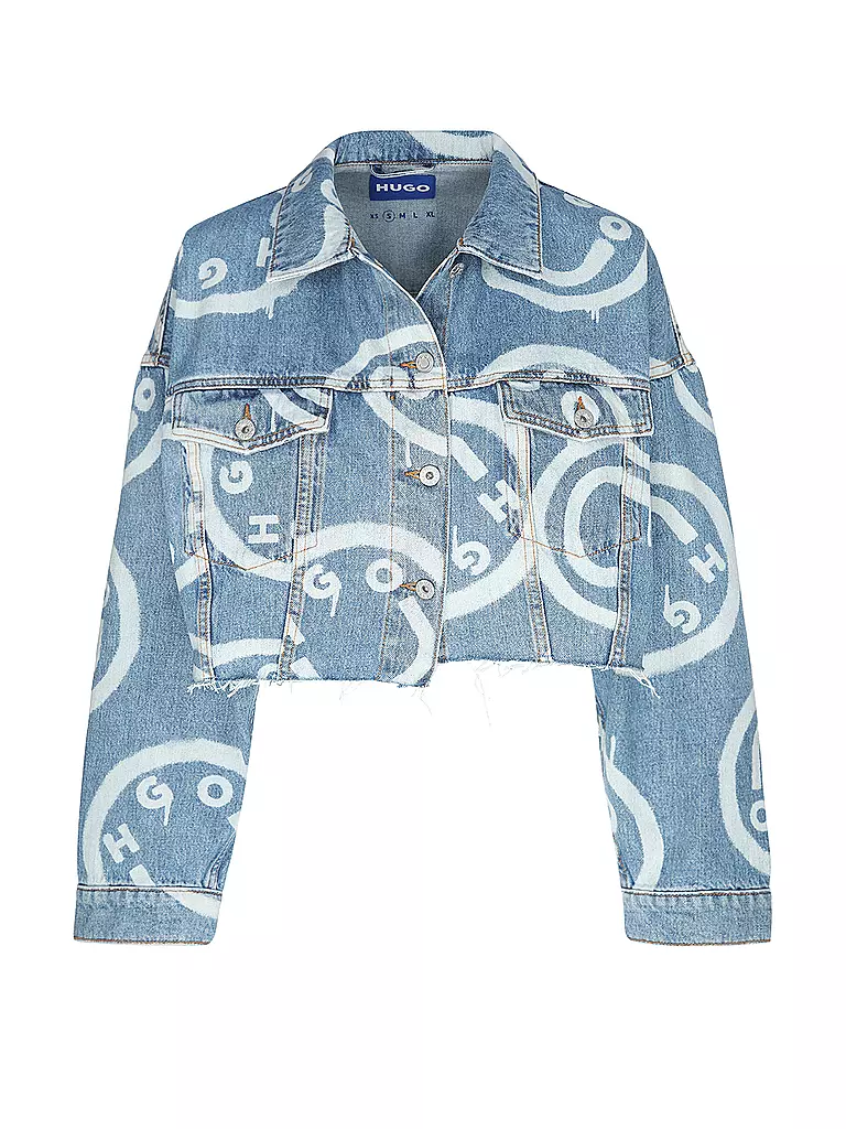 HUGO Jeansjacke  hellblau