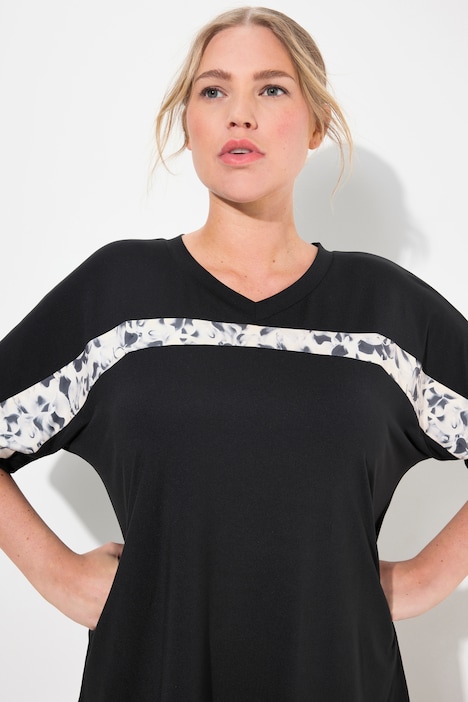 Funktionsshirt, V-Ausschnitt, Halbarm, recycelt