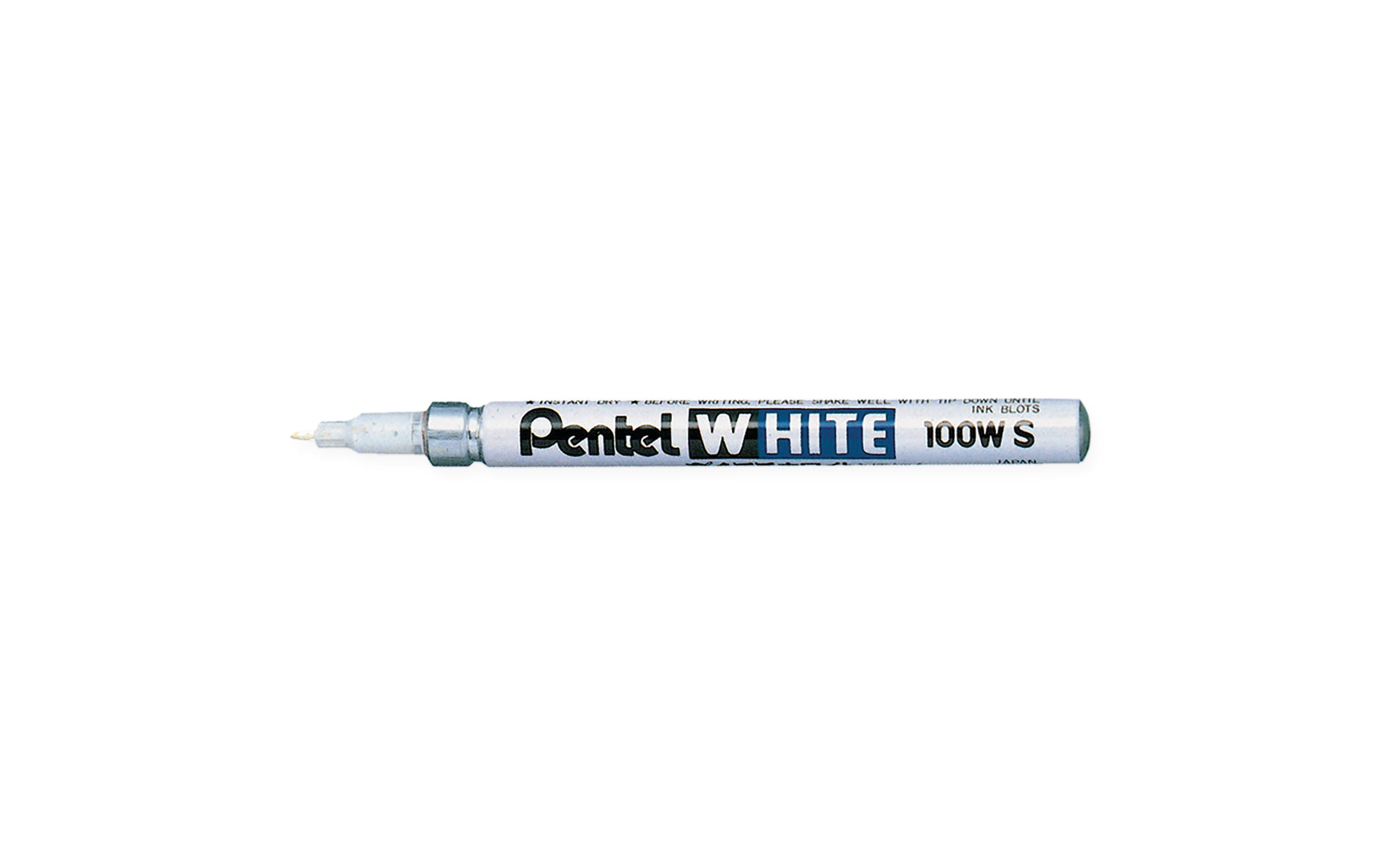Permanent-Marker 100 W WeissWasserfester Marker