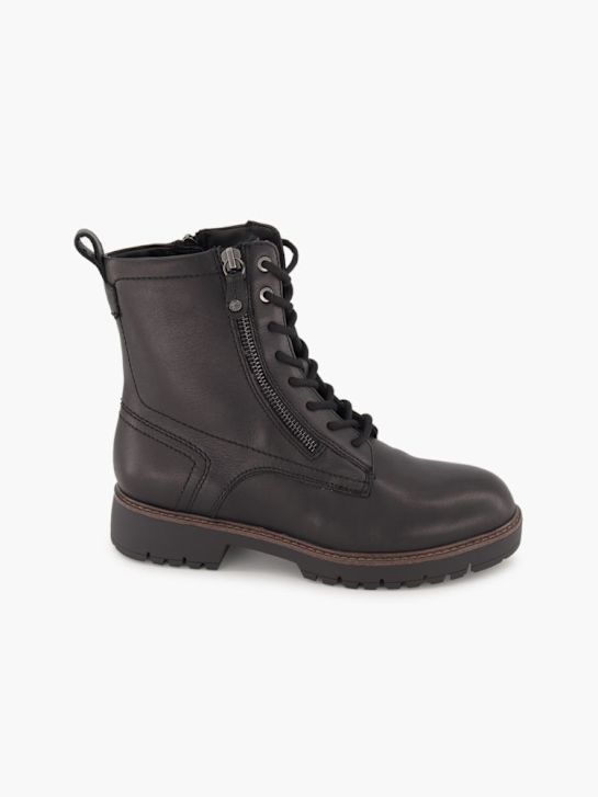 Tamaris Schnür-Stiefelette Schwarz
