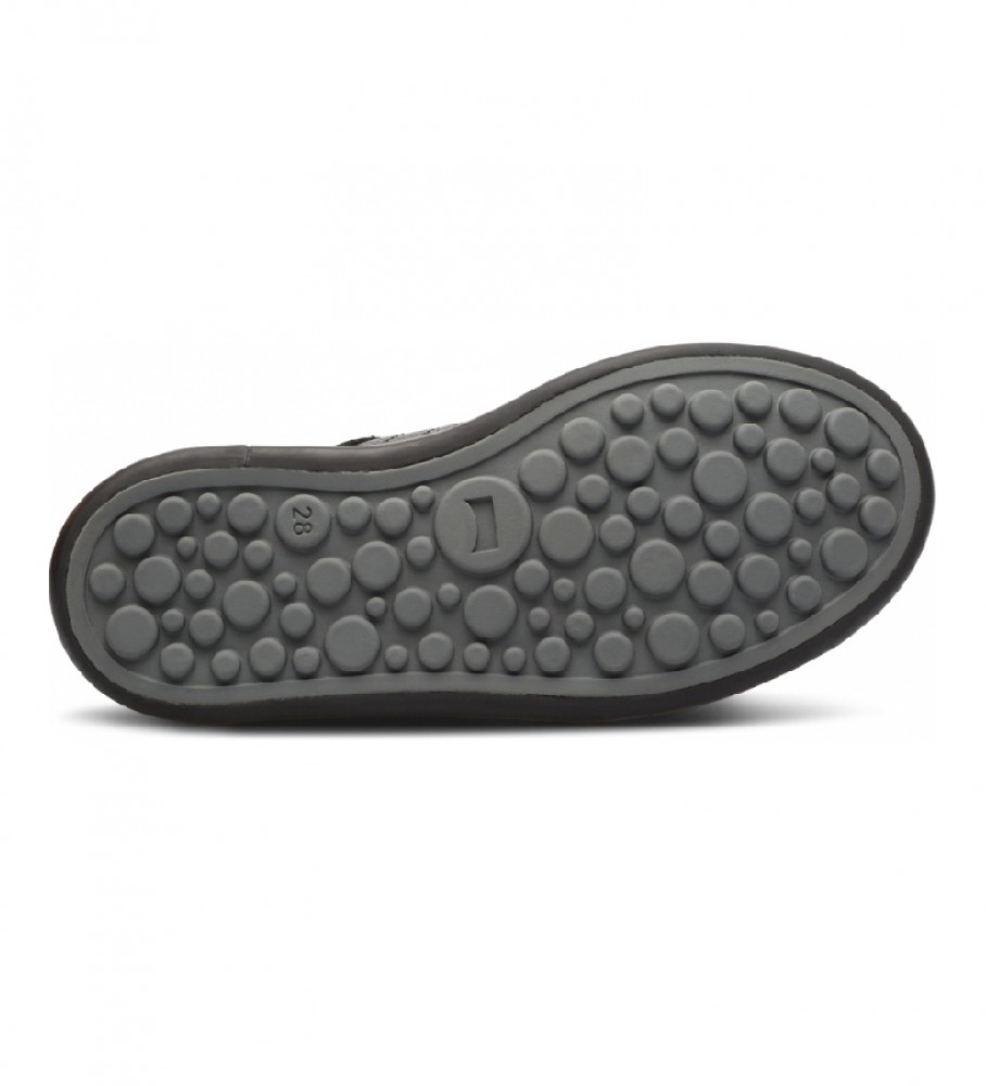 Botas de cano curto Camper Pursuit em couro preto