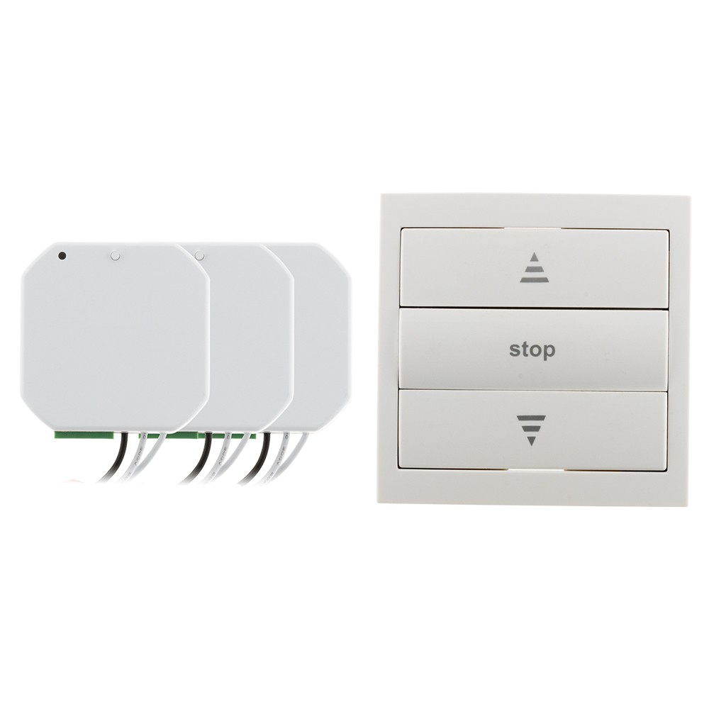 Otio Pack volets roulants télécommandés (1 télécommande + 3 modules)