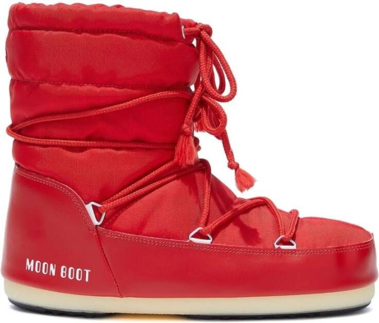 MOON BOOT Snowboots Light Low Nylon Maat: 37 38 Materiaal: Textiel Kleur: Rood