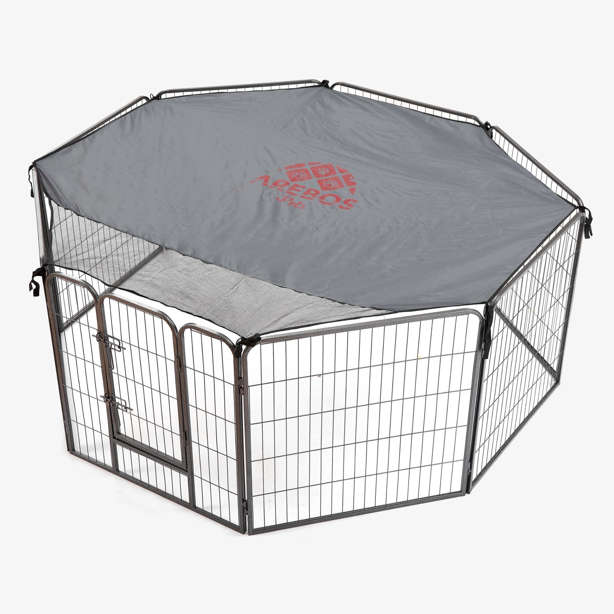 Welpenlaufstall 80 cm mit Schutzplane