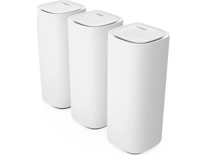 Linksys VELOP Pro 7 - Wi-Fi-system - (3 routere) - op til 9000 sq.ft - mesh 1GbE, 2.5GbE, Wi-Fi 7 Multi-Band