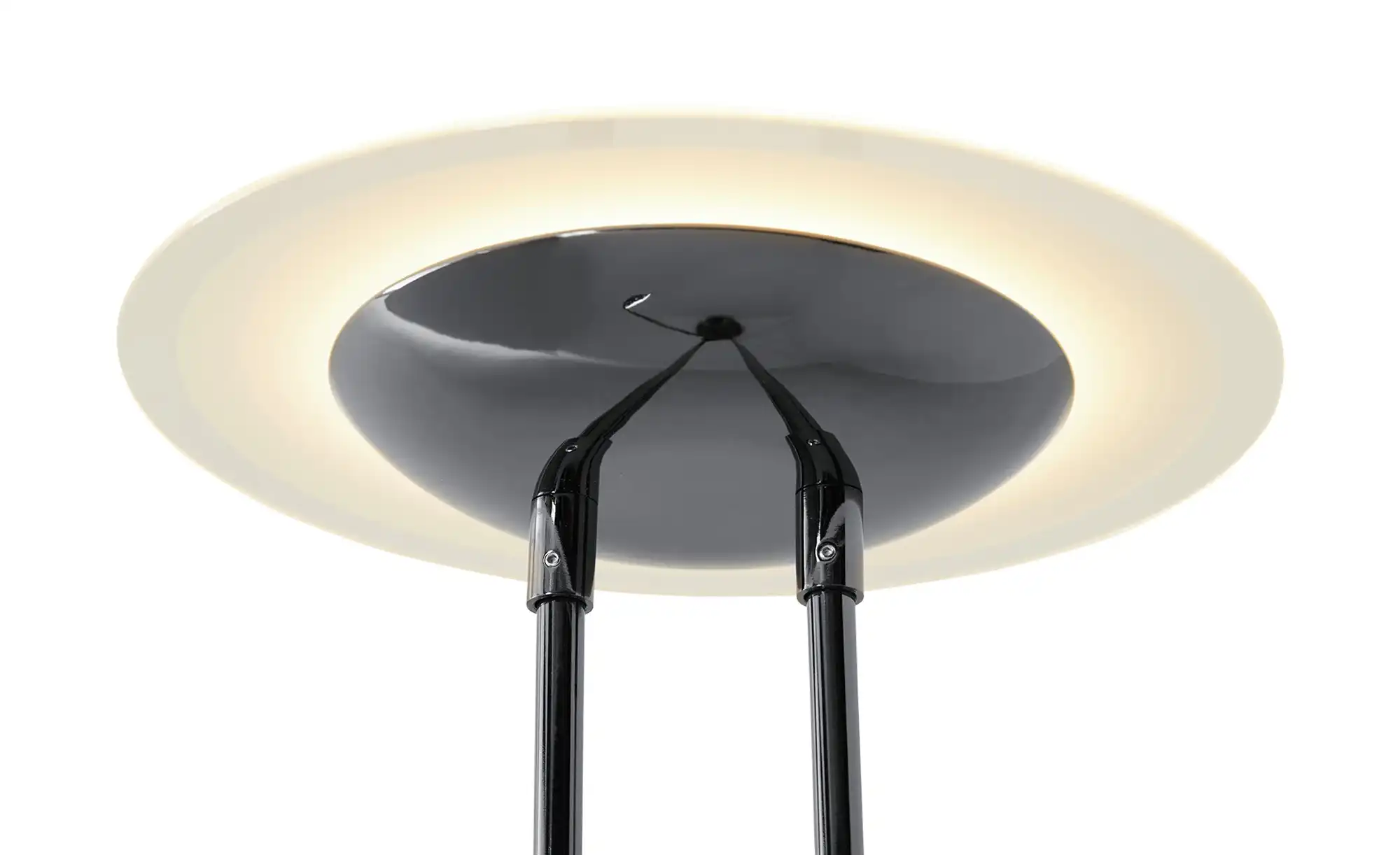 Meisterleuchten LED-Deckenfluter, 2-flammig, schwarz-chrom