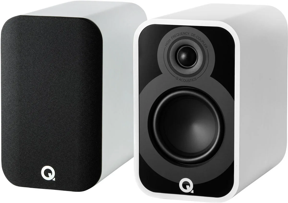 Q Acoustics 5010 Blanc mat (la paire) Enceintes bibliothèque